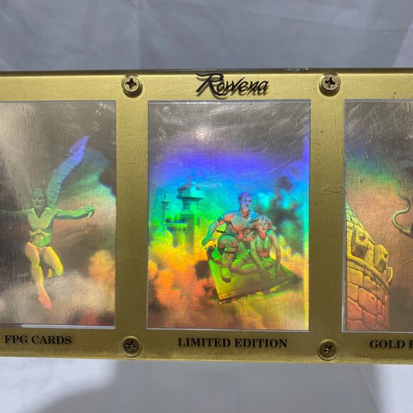 1993 Rowena Morrill 3 Card Limited Edition Halo Set In Plastic Hard Display - Picture 10 of 11